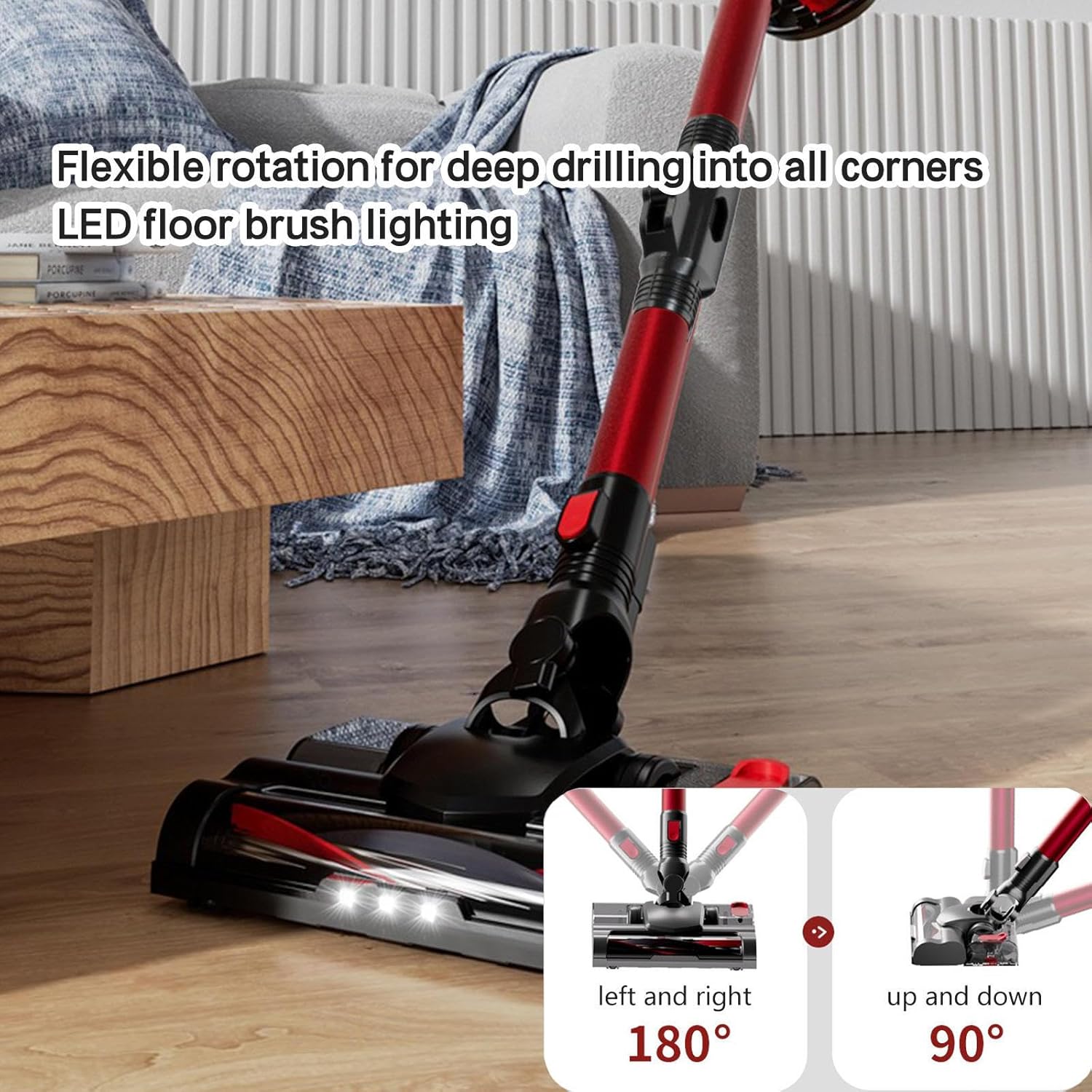 コードレス掃除機 16000pa強力吸引 乾湿両用 掃除機 軽量 静音 簡単