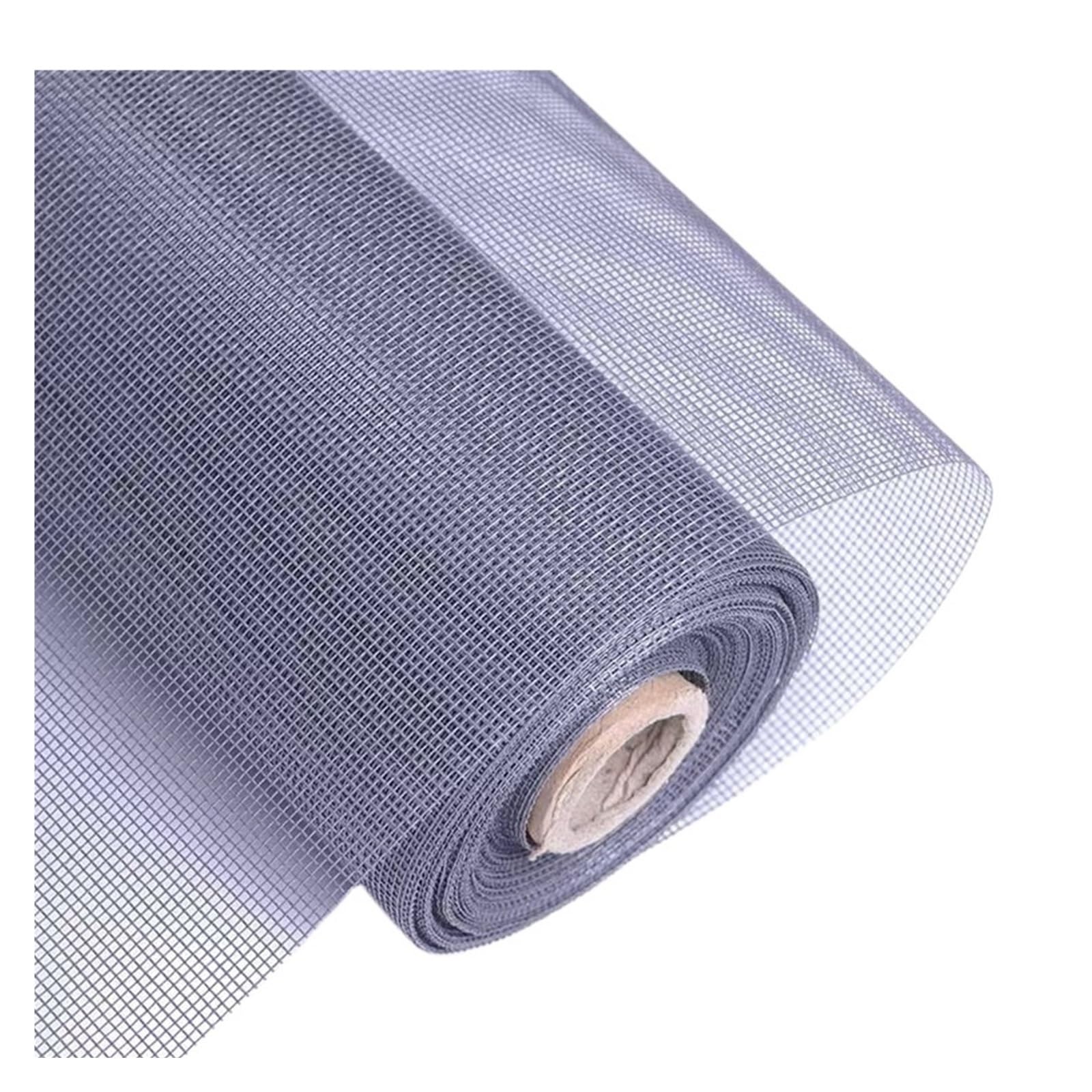 Supkancl Grey Mesh 1Pc Size Window Screen Mesh Mosquito/Insect Resistant Customizable Large For Home And Outdoor Use