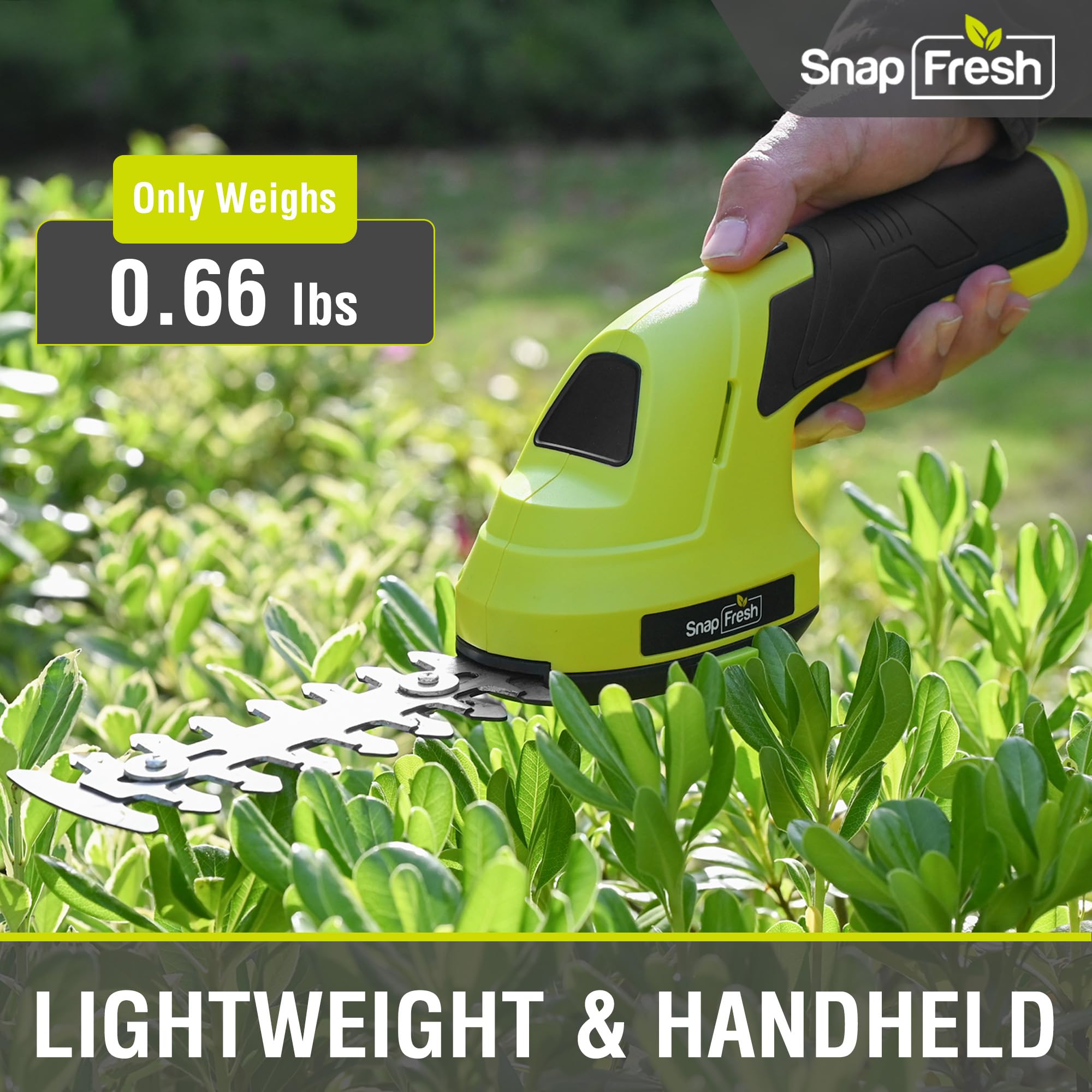 Amazon.com : SnapFresh Cordless Grass Shears & Hedge Trimmer, 2-in