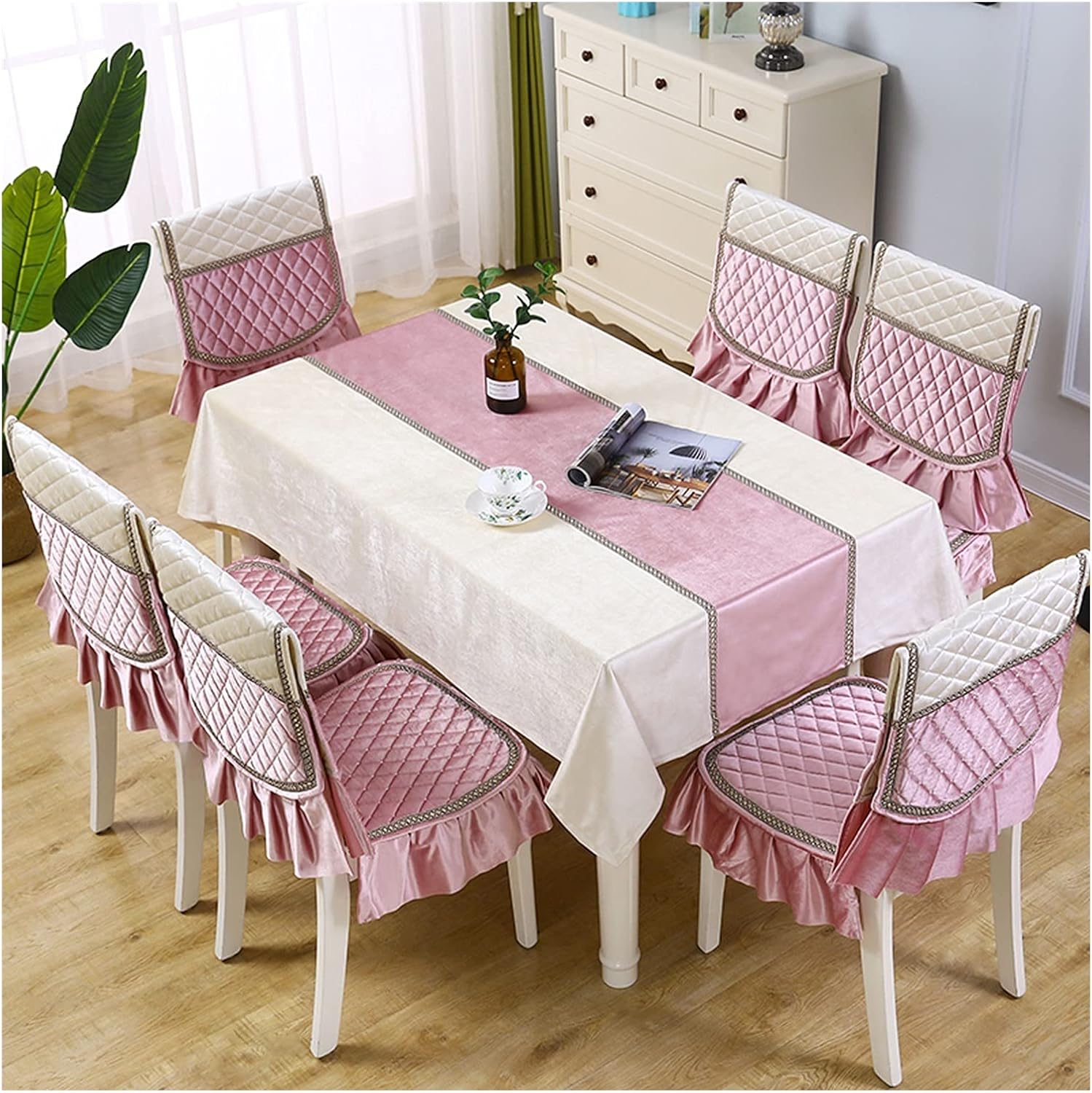 Seat Covers Dining Chairs 6 Pcs Velvet Dining Room Chair