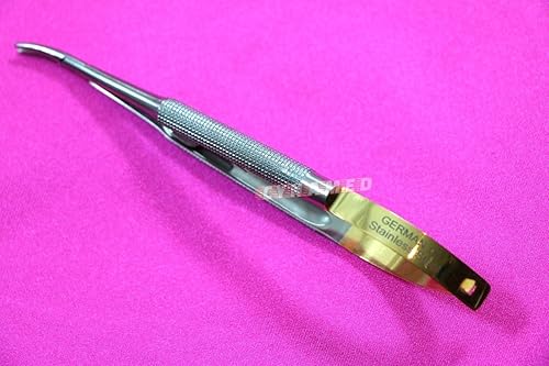 Miniatura 3 de Soporte de micro agujas curvado TC de 6 pulgadas para instrumentos dentales quirúrgicos de calidad alemana