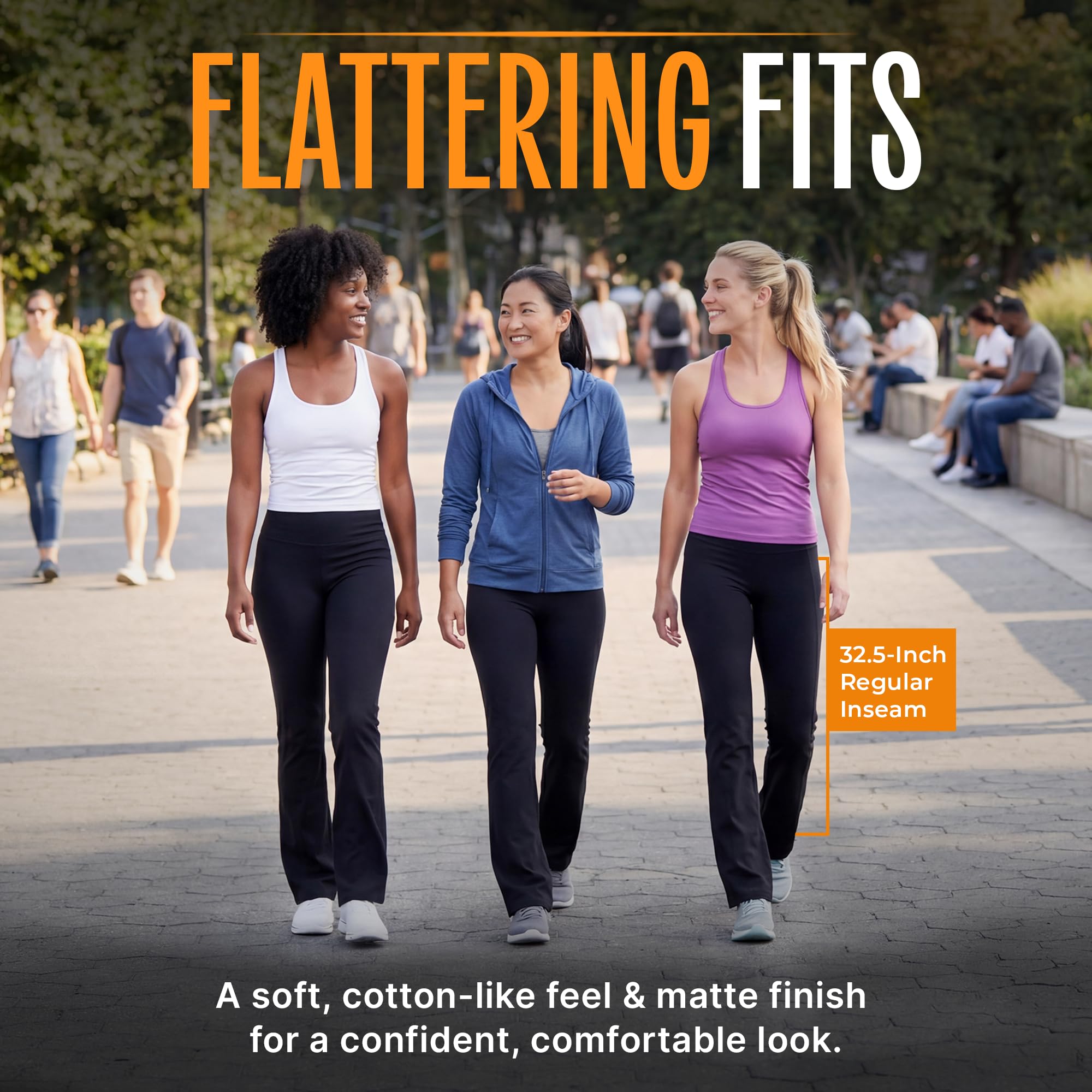 Skechers Women's Go Walk High Waisted Evolution Flare Pant Leggings