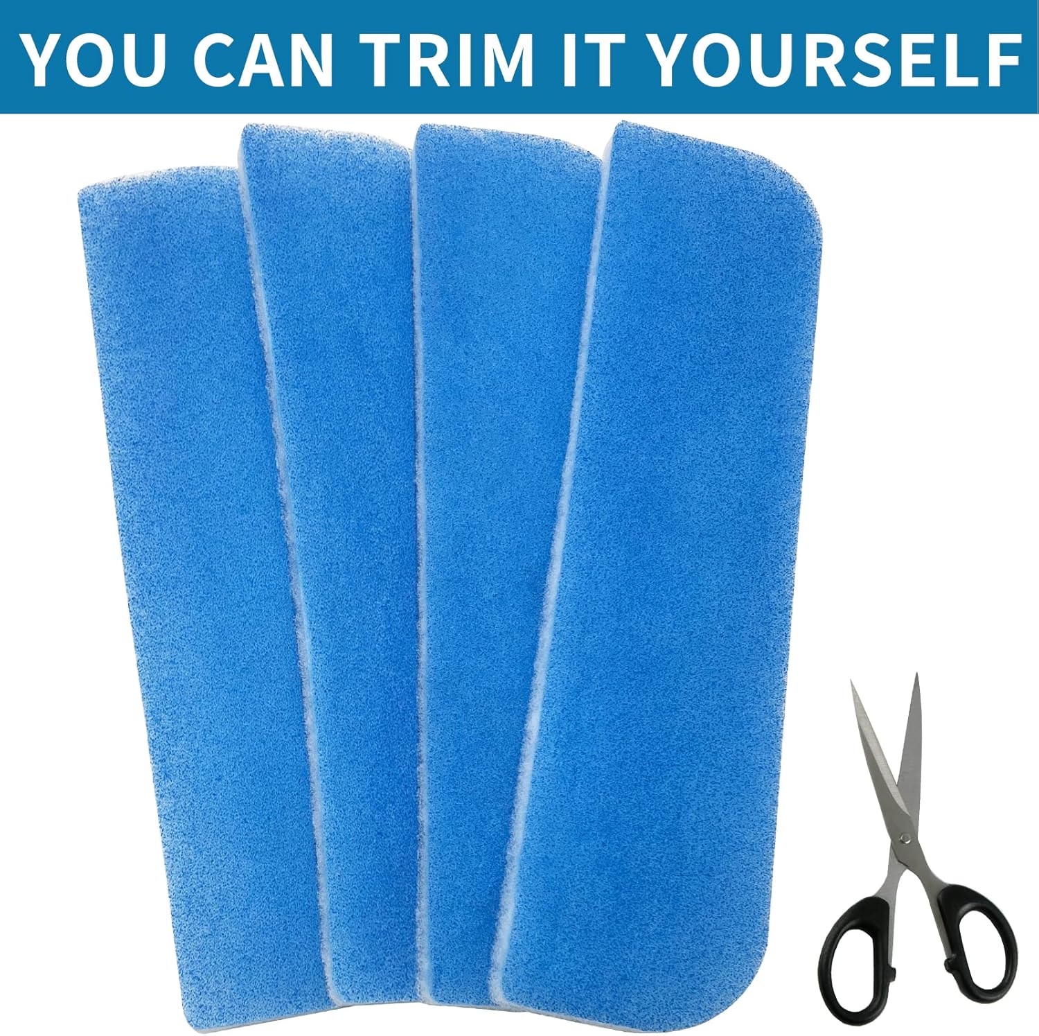 Tikfoam RV AC Filter 4 x 16 Inch RV Air Filters, MERV 6 Original Standard AC Filter 4 Filters