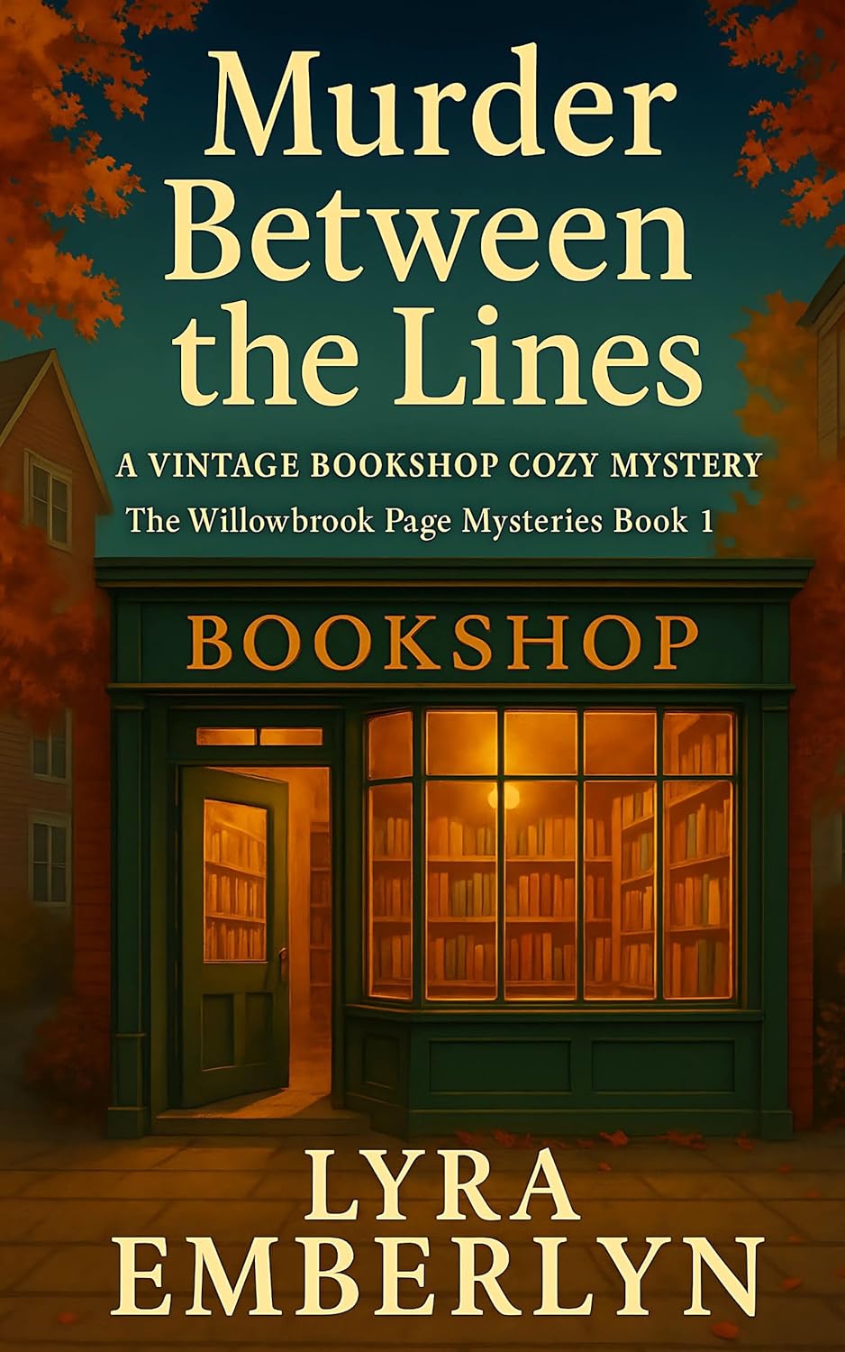Murder Between the Lines A Vintage Cozy Mystery