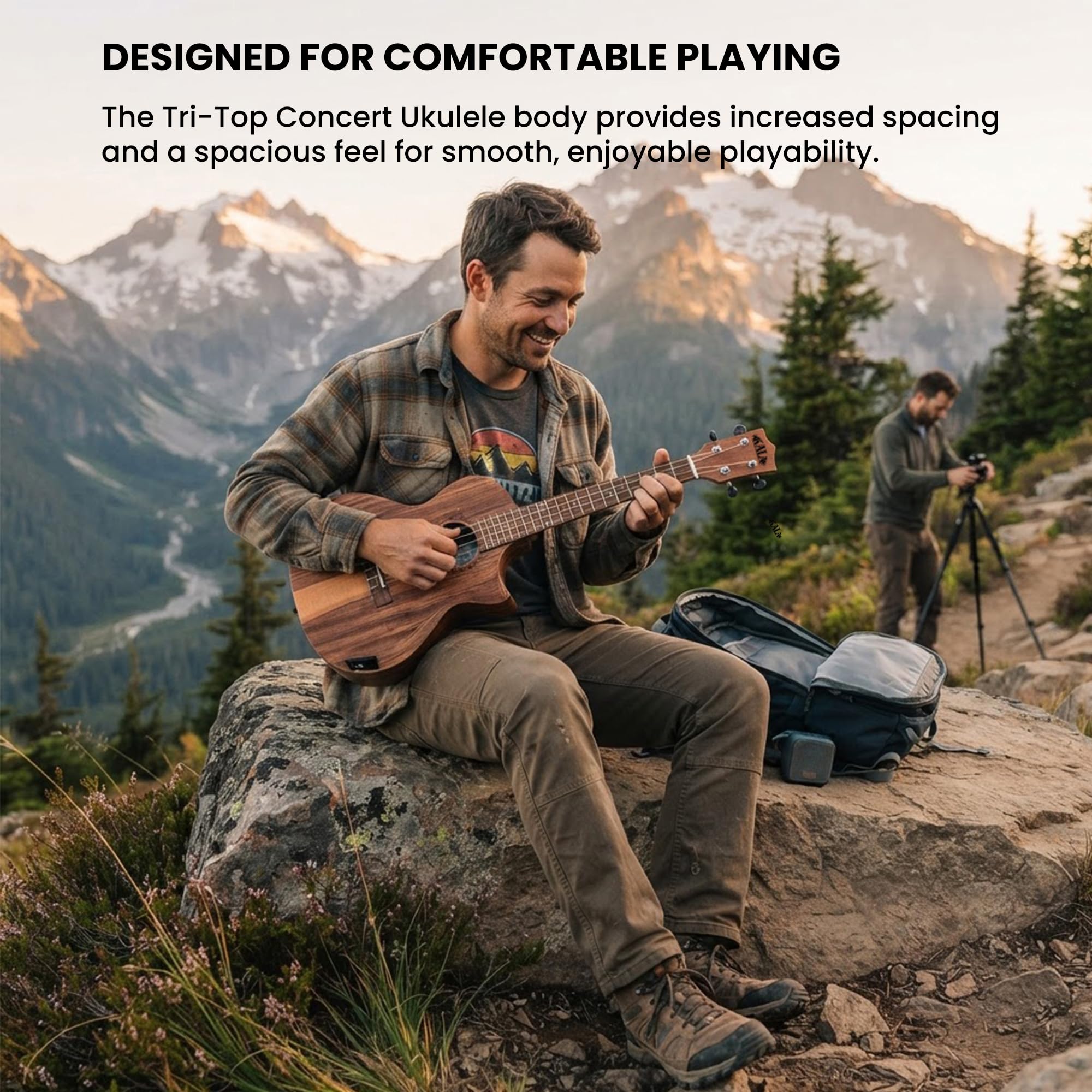 Kala Brand Music Co., Ukulele a 4 corde, naturale, concerto (KA-TK-C-CE)