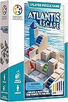 Vista 3 de SmartGames Atlantis Escape Compact Logic Game with 60 Challenges for Ages 8+