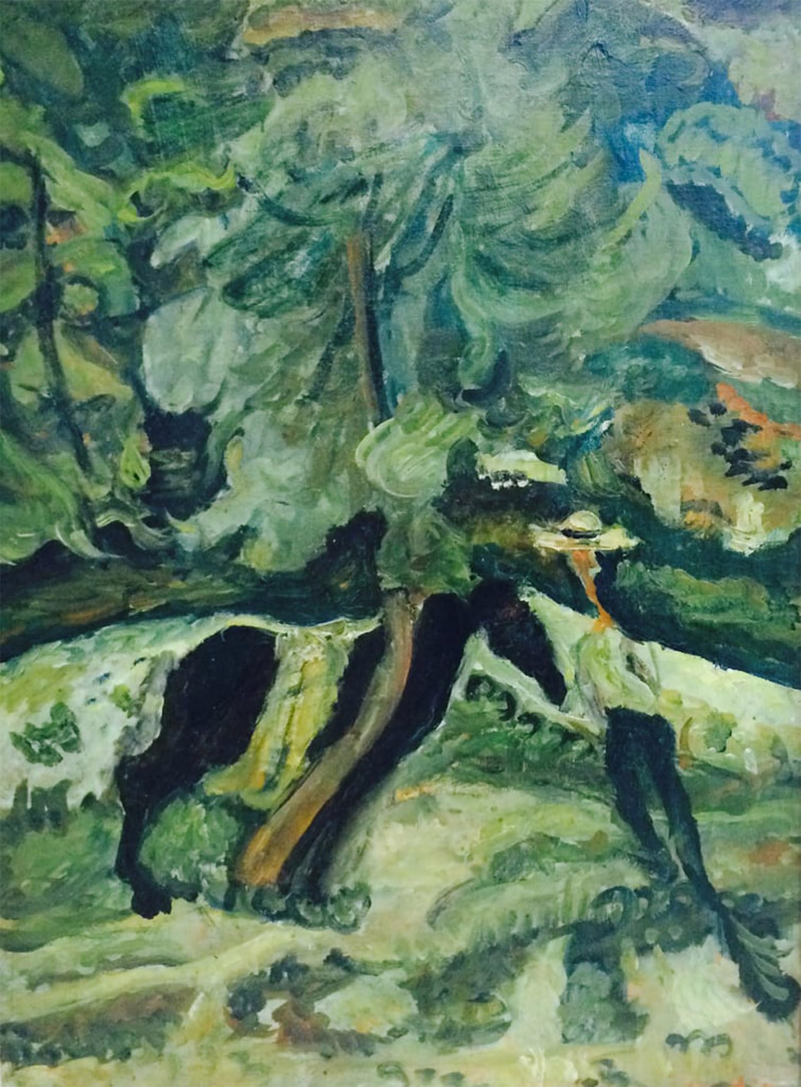 ARTXLXXBN Famous Print Painting Colorful Art Print Man with Horse by Chaim Soutine Canvas Art Decorations for Home Decor 60x90cm