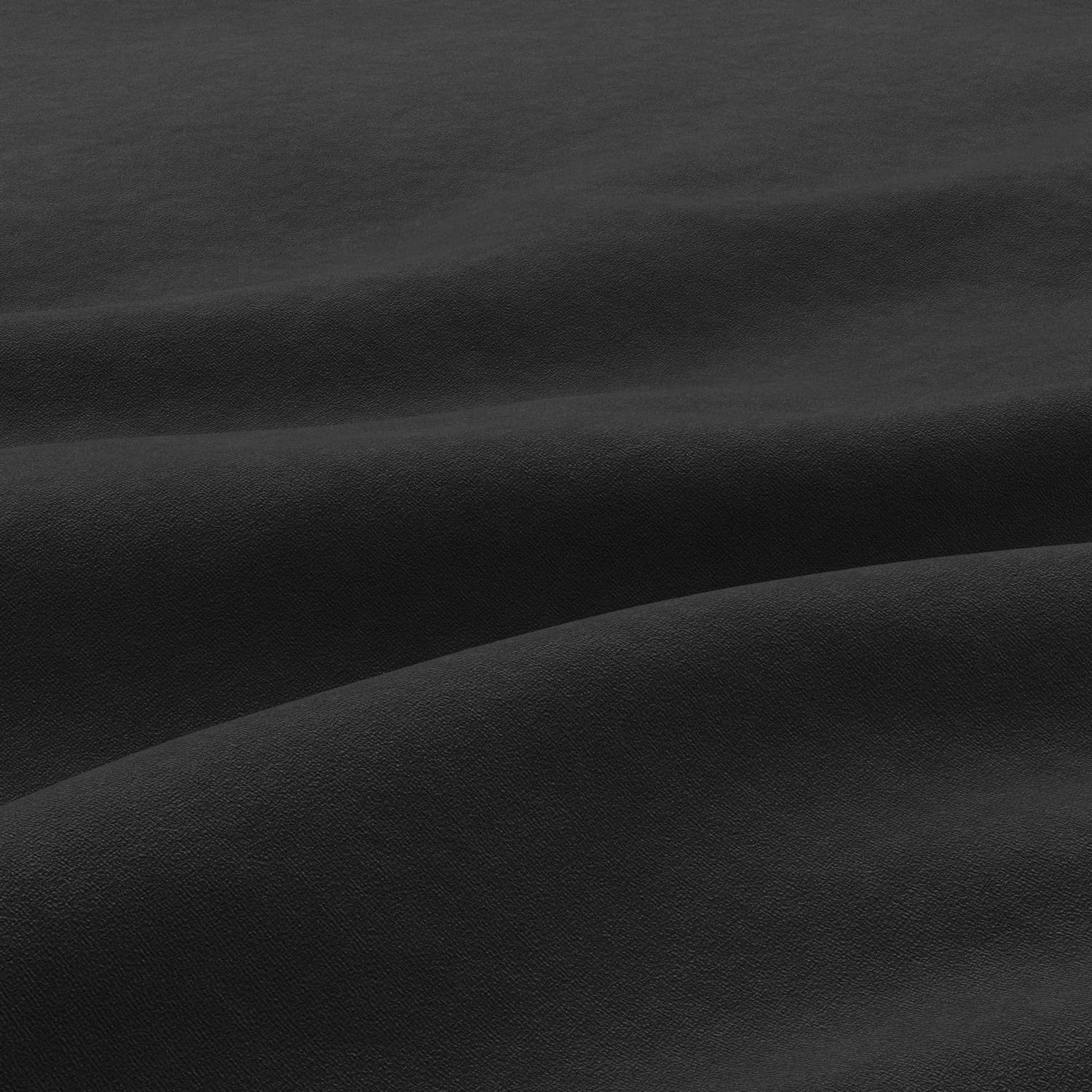 Mebligo - Sofa 3-Sitzer NOLA mit Schlaffunktion und Bettkasten, Schaum, schwarz