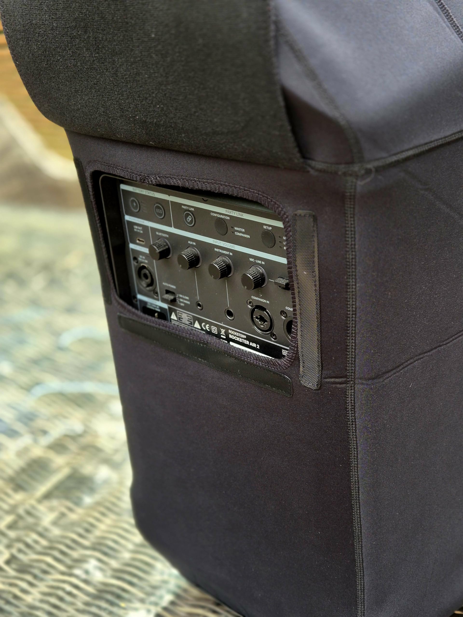 Schutzhülle passend für Teufel Rockster Air 2 Cover Fender x (neue Generation), Abdeckung Lautsprecher Schutz Hülle Staubhülle Staubschutz