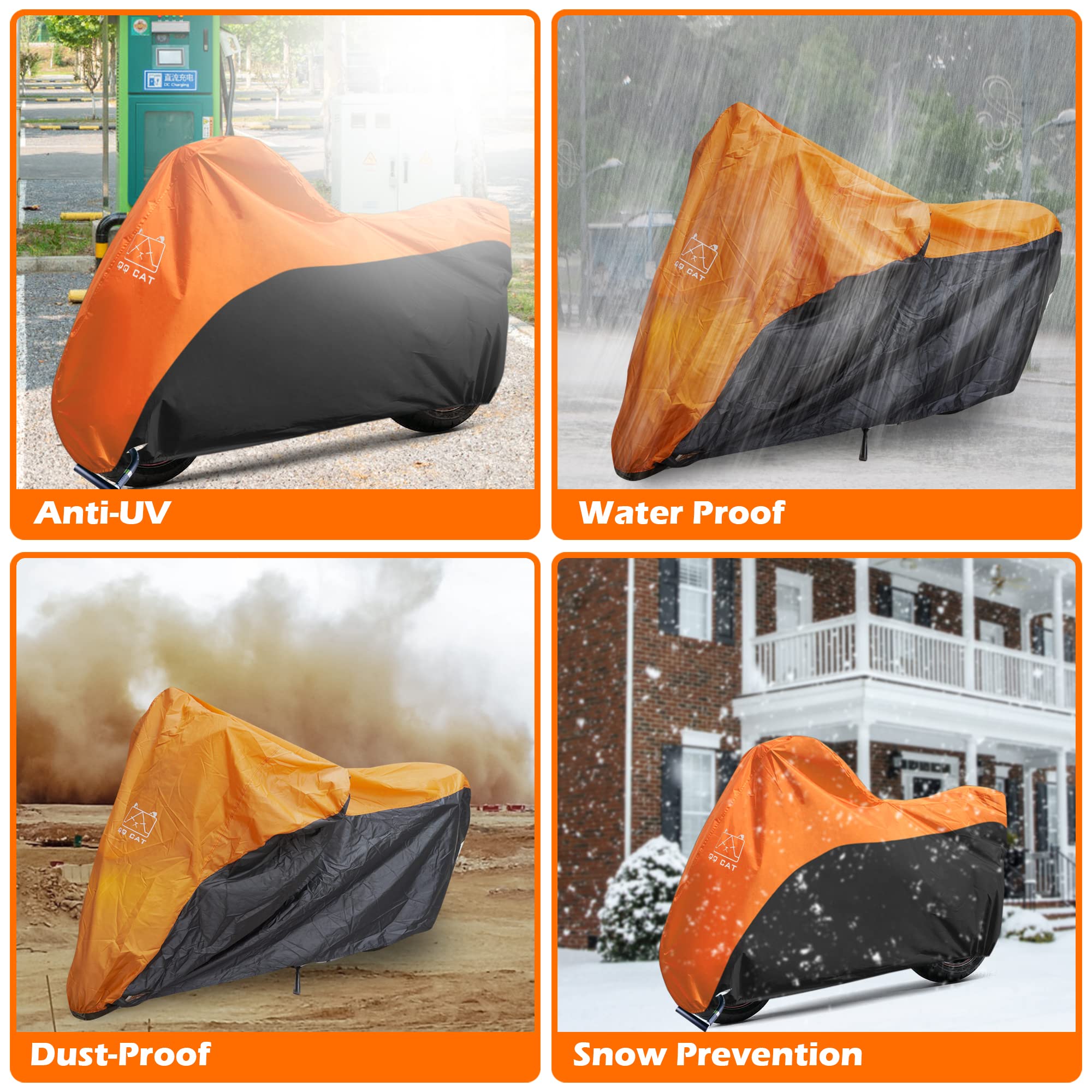REDRICH - Funda De Bicicleta Resistente Para 3 Bicicletas, Impermeable