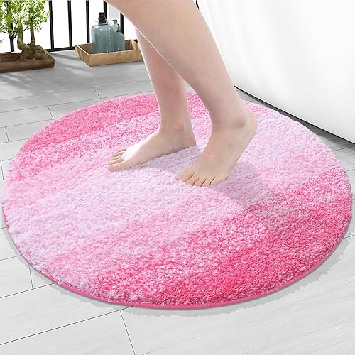 Miniatura 287 de Arotive - Tapetes de baño de microfibra, peludos, suaves, absorbentes, antideslizantes, gruesos, afelpados, se pueden lavar a máquina y secar