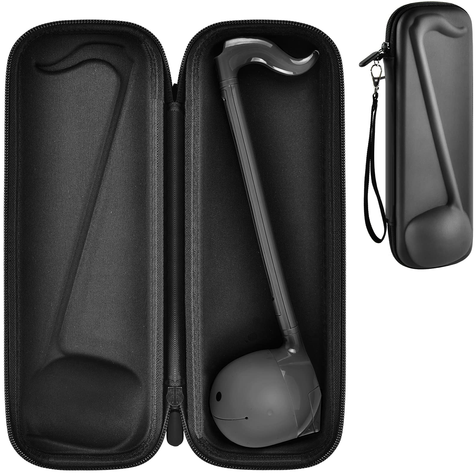 Case Compatible with Otamatone [English Edition] Japanese Electronic Musical Instrument Portable Synthesizer, Instrumental Music Toy Storage Holder for Otamatone Regular Size (Box Only) (Black)