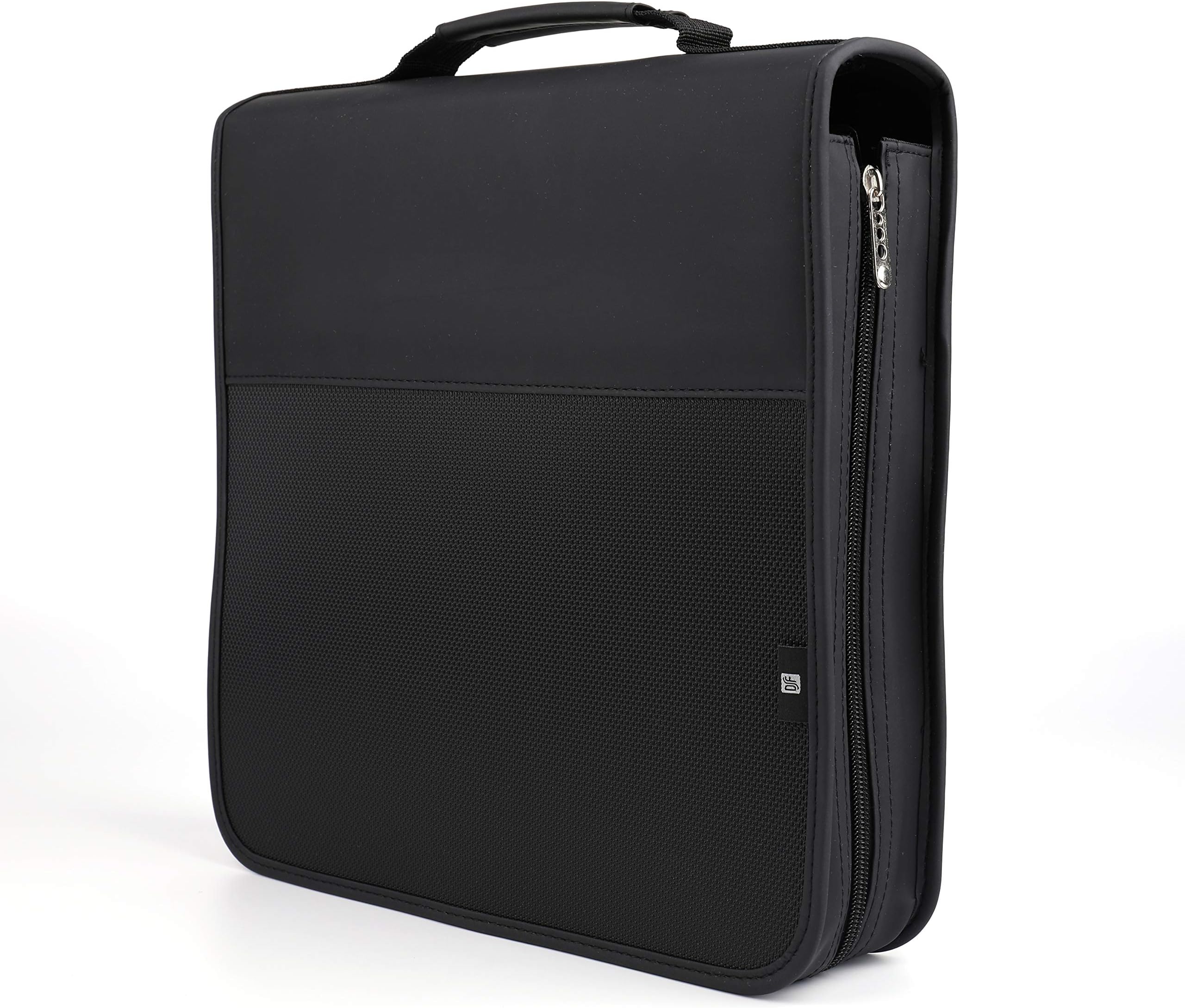 Fasmov 160 Removable Disc CD/DVD Binder DVD Wallet Case Metal Ring Binder Black