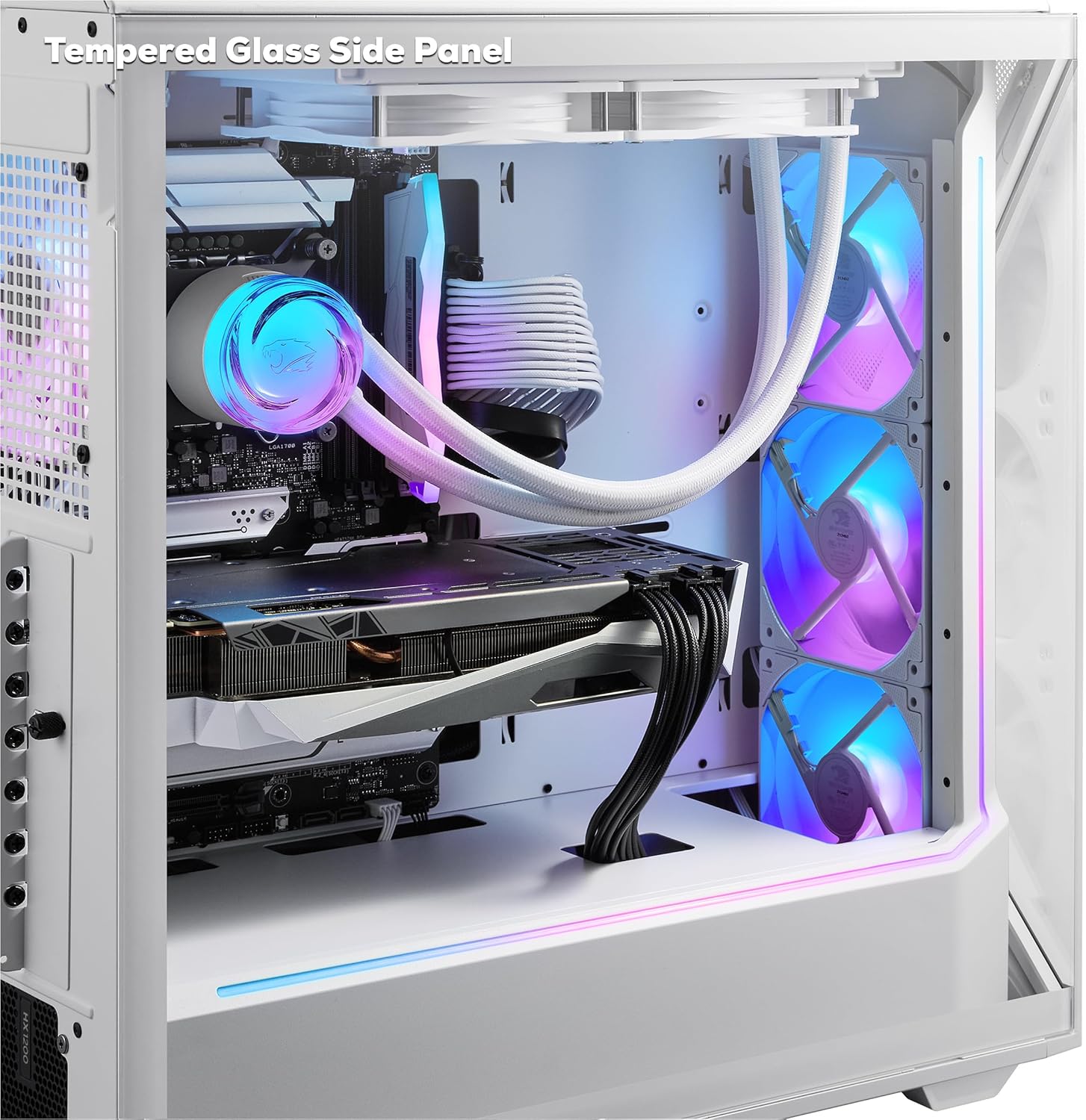 iBUYPOWER Slate White Gaming PC Desktop Computer Intel Core Ultra 9 285 CPU, NVIDIA GeForce RTX 5070 12GB GPU, 32GB DDR5 RGB 5200MHz RAM, 1TB NVMe SSD, Windows 11 Home, Keyboard, Mouse - SWI9N5702