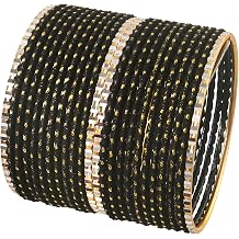 Jewar Mandi Colorful Indian Bollywood Metal Textured Bangle Set for Women 2 Dozen Multicolor Alloy Bangles, Stacking Bracelets for Weddings, Parties, Festivals & Gifts, Set of 24