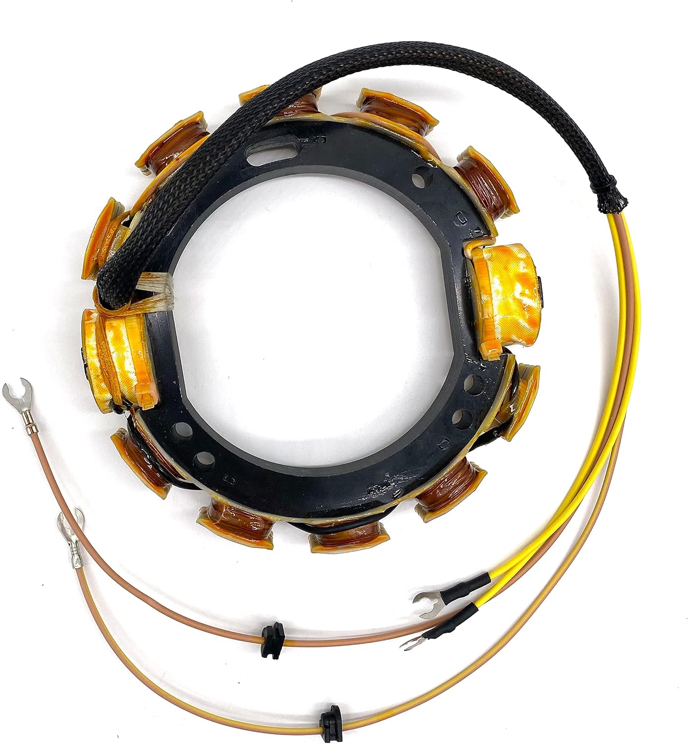 OMGparts Stator For Johnson Evinrude OMC 6-Amp 85HP-140HP Outboard 2-Stroke 4-Cylinder 1973-1977 173-1225 0581046 0581225 0763772 Boat Parts
