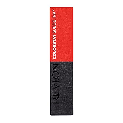 Vista 38 de REVLON Lápiz labial, tinta de gamuza ColorStay, imprimación integrada, infundida con vitamina E, impermeable, a prueba de manchas, color mate, 003