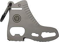 Vista 4 de UST Tool-a-Long - Mosquetones multiherramienta con construcción duradera y compacta de acero inoxidable para senderismo, kayak, campamento, viajes