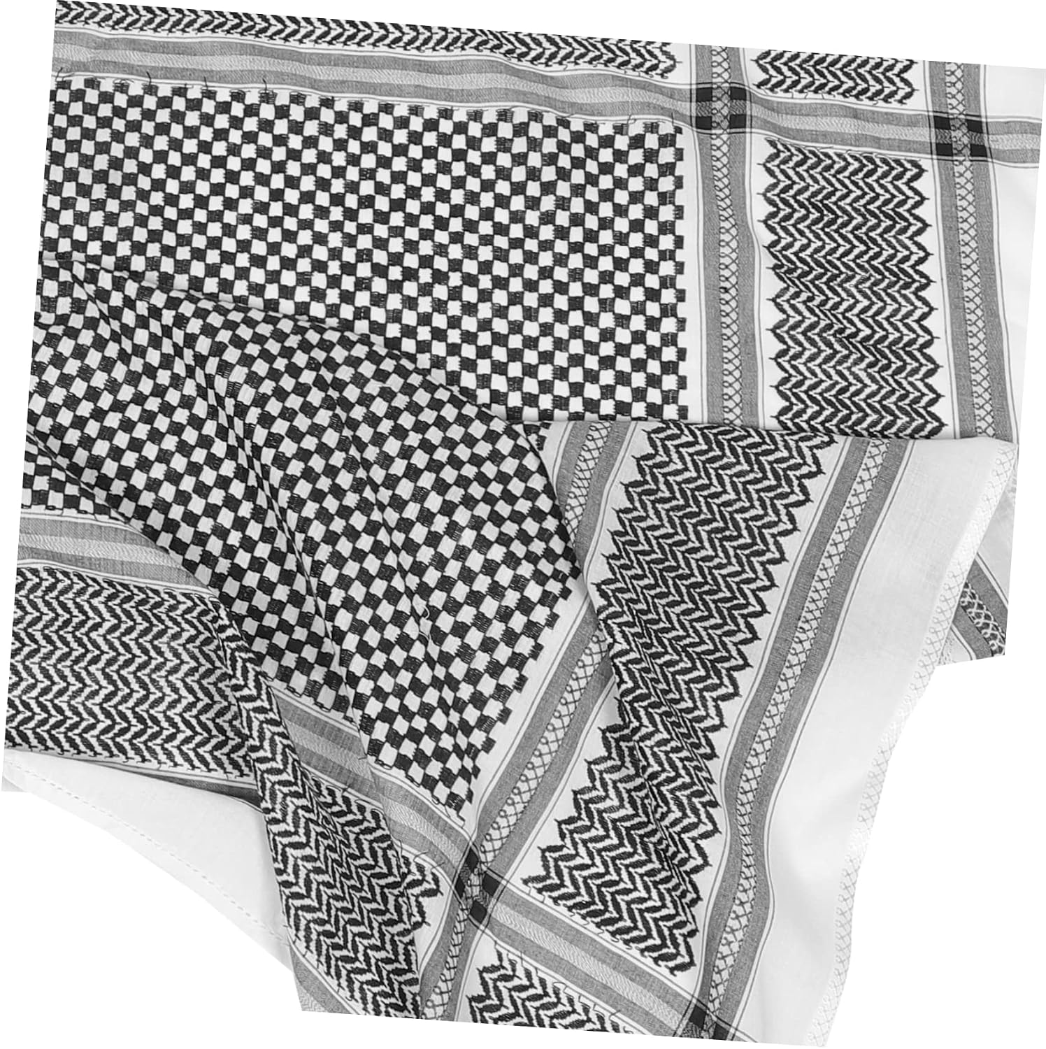 Men's Wide Range Application Scarf Arab Dubai Tourism Middle East Shemagh Lightweight Breathable Fashionable Headwear