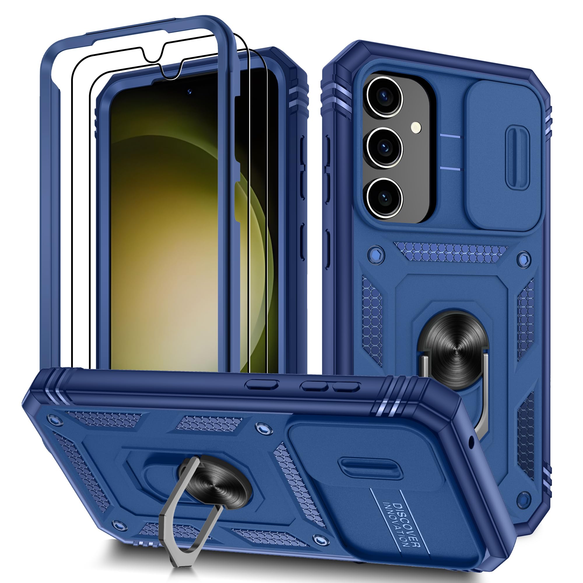 Kompatibel mit Samsung Galaxy Hülle, Eingebetteter Ständer Militärgrad Schutzhülle Handyhülle Starke Stoßfestigkeit Samsung Schutzhülle Samsung Galaxy case Cover