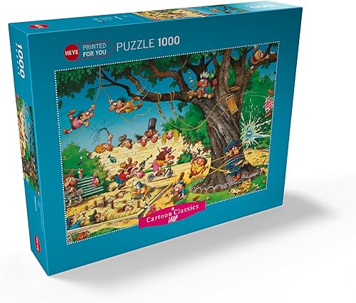Miniatura 2 de MyPuzzle Playground - Jean-Jacques Loup - Clásicos de dibujos animados - Rompecabezas premium de 1000 piezas para adultos