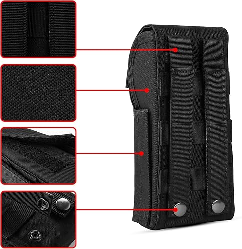 Miniatura 5 de IronSeals 24 ronda escopeta escopeta para recarga de municiones soporte de acceso rápido Molle bolsa para calibre 1220G