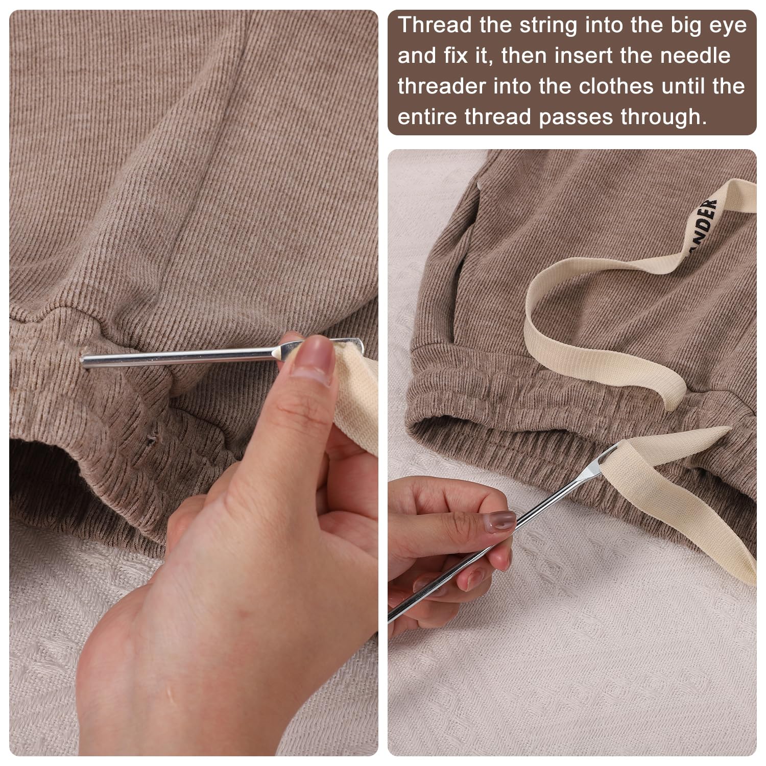 Joez Wonderful 3-Piece Drawstring Threader Tool Set – Easy Threader For Hoodies, Pants, Jackets - View #6