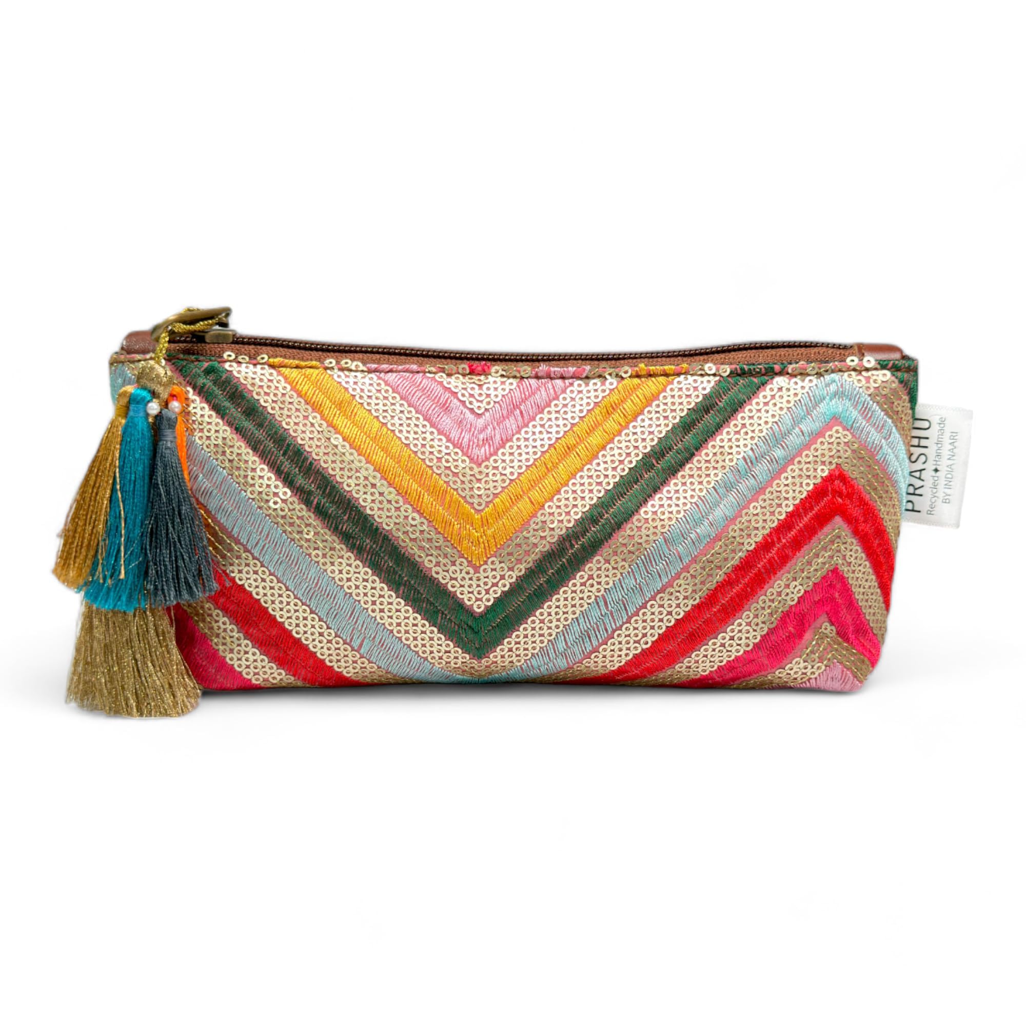 PRASHU Colorful Sequined Pencil Pouch Light Weight Pouch for Stationary/Aesthetic Pencil Case for College Students/School Pouch for Girls (B0D5MGQ2WH) Amazon Price History, Amazon Price Tracker