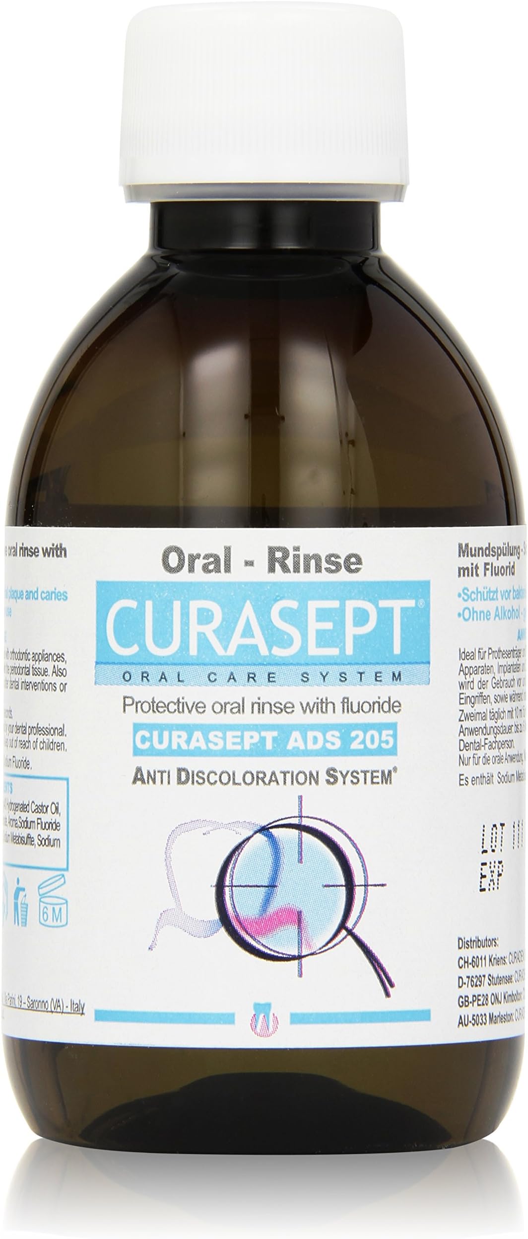 Curasept Mouthwash Alcohol-Free Chx 0.05%, 200 ml