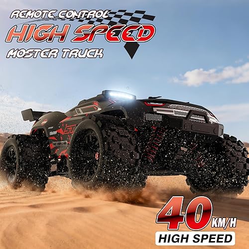 Miniatura 3 de KGF - Autos de control remoto todo terreno a escala 1:18, auto de control remoto de alta velocidad de 40 km/h, juguetes de autos de control remoto