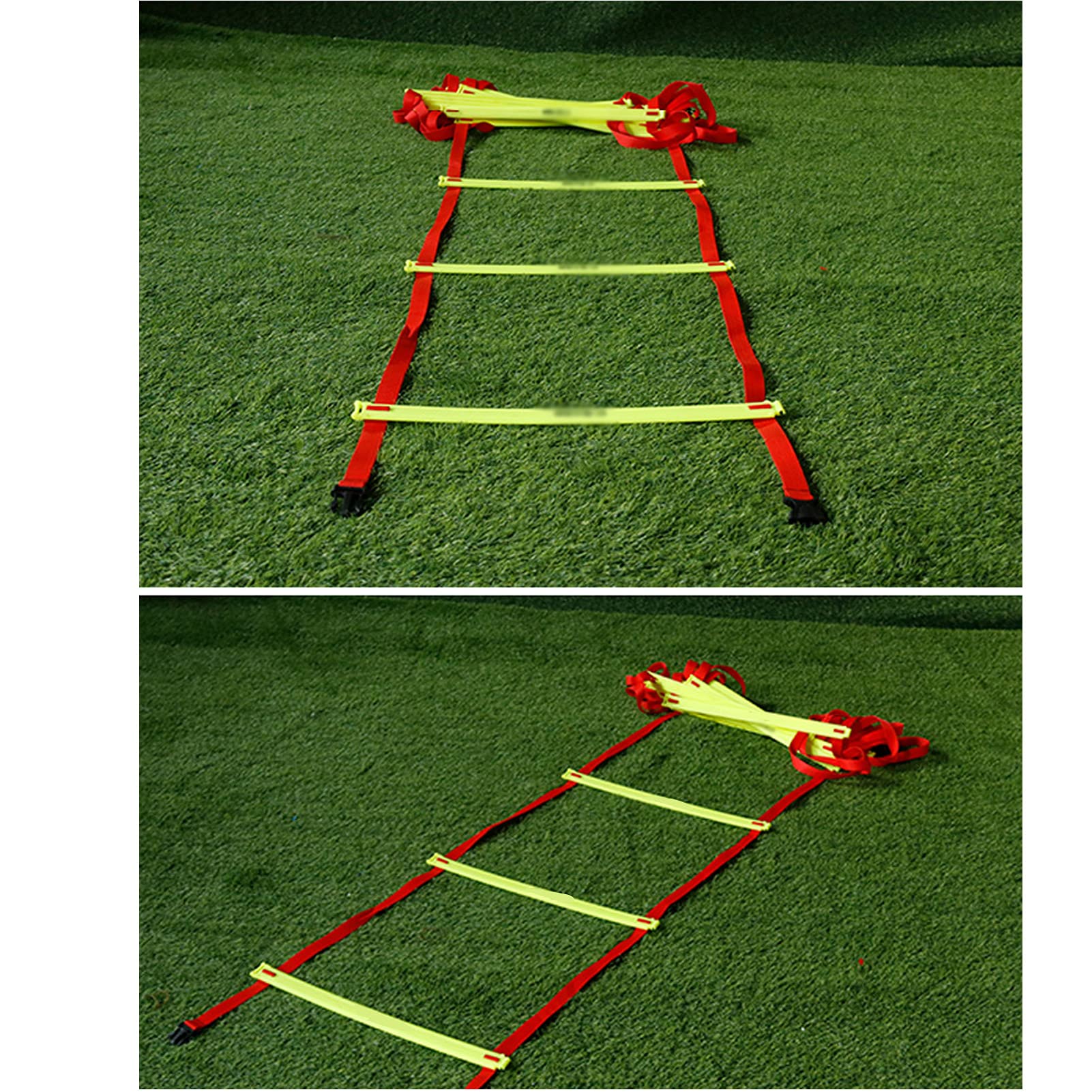 Scala di agilità Scala di Salto della Formazione della Flessibilità del Calcio, Scala della velocità di Agilità, Kit di Allenatore di Esercizio, per Rugby, Boxe, Lacrosse Tennis(Size:5M)