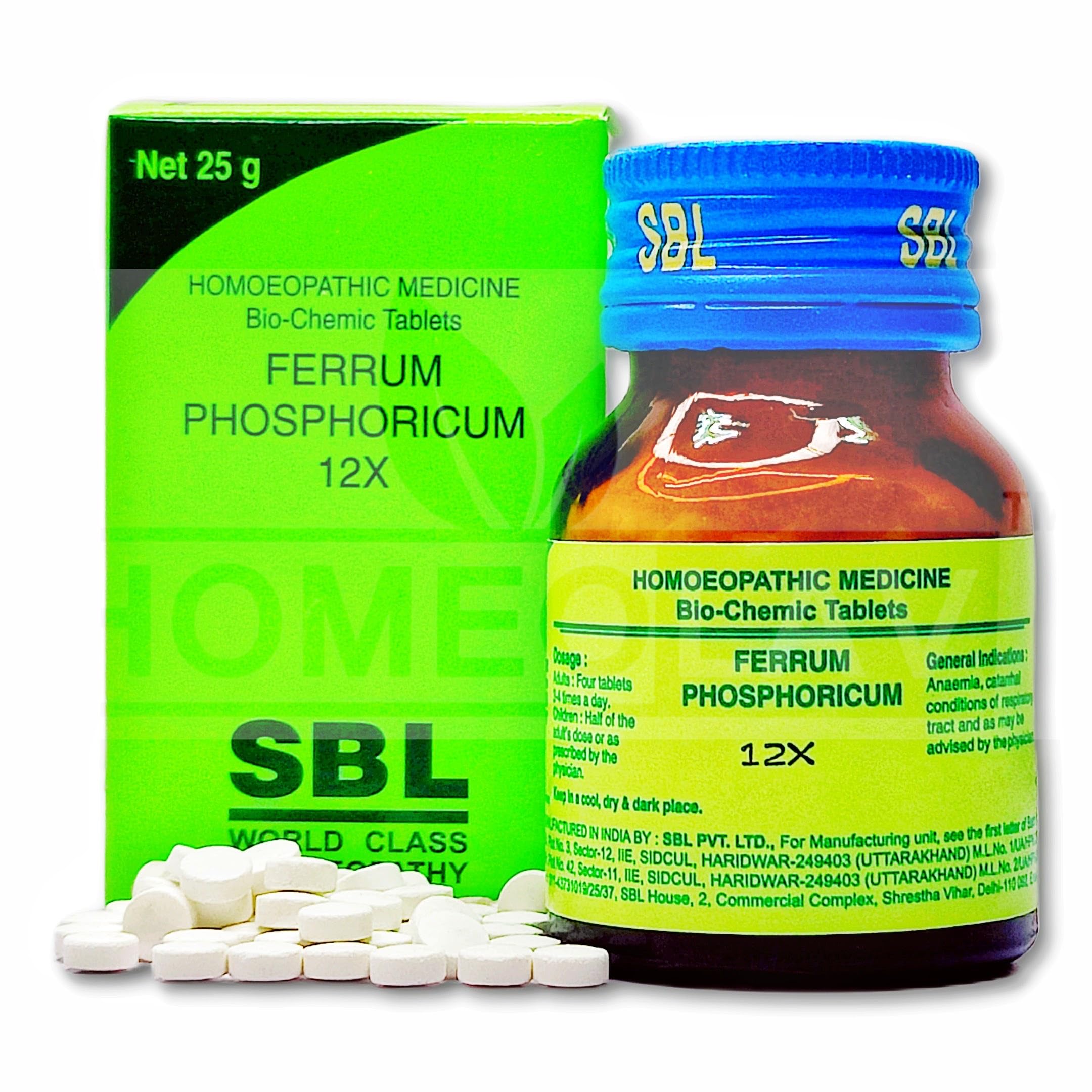 SBL Ferrum phosphoricum 12x || Pack of 3(25gx3)-picture-28