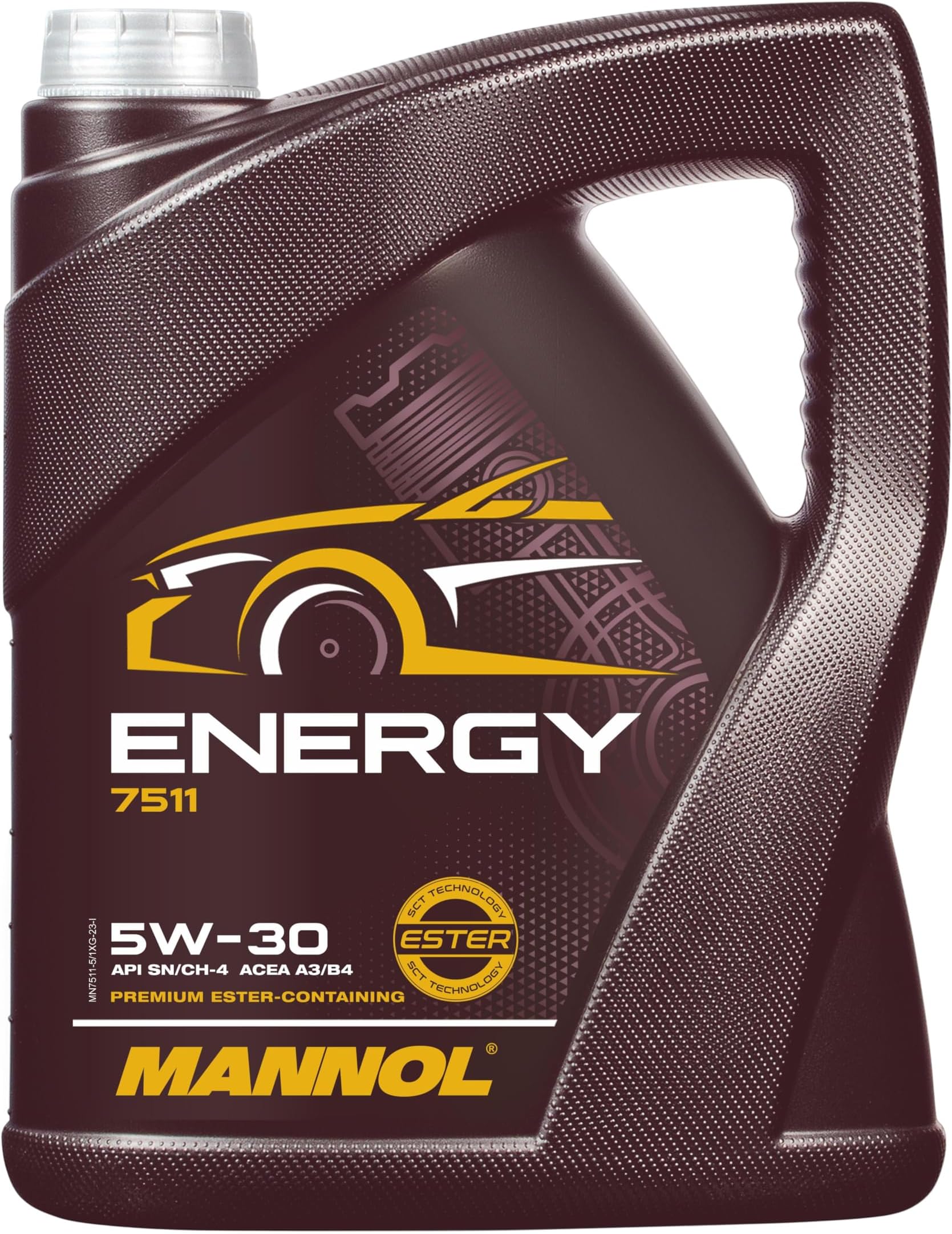 MANNOL 7511 Energy 5W-30 // API SN/CH-4 // ACEA A3/B4 Engine Oil for Modern Petrol and Diesel Engines Imported from Germany (1, 5L)