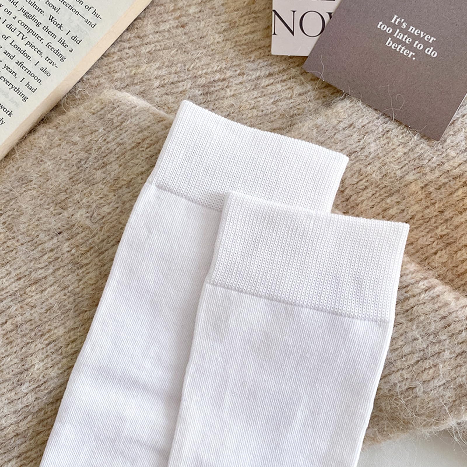 Wamicu Calzini Uomo E Donna, 5 Paia Calzini Donna Cotone, Ottima Qualità Di Cotone Calzini Unisex, Confortevoli E Traspirante Calze Running