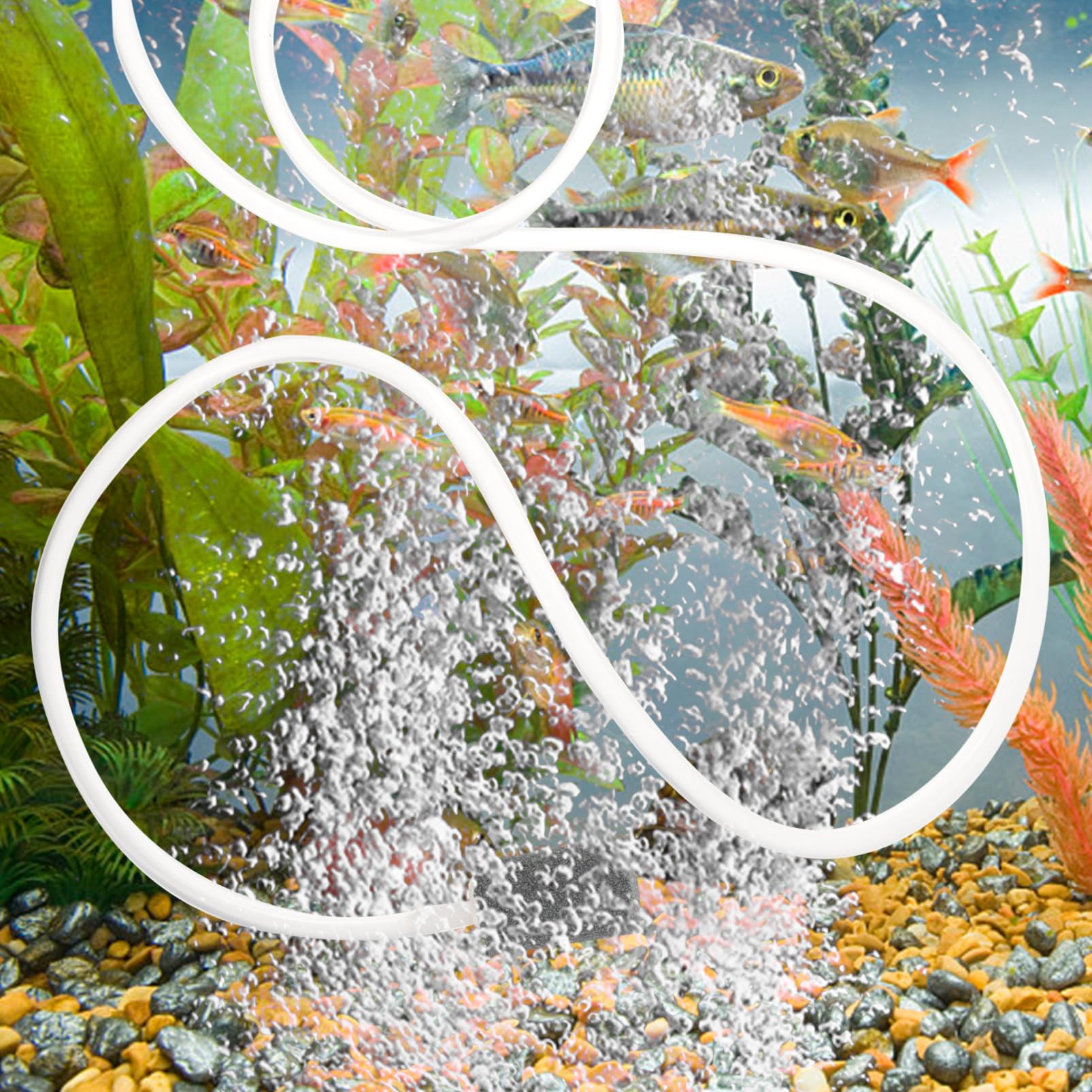 YARNOW Bomba De Oxigeno USB Bomba De Agua De Acuario Tanque De Peces De Tubo De Aire Bomba De Aire para Pecera del Tanque De Peces Inflables Colchón Inflable Abs Rosa
