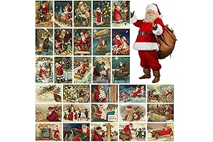 30 Unique Retro Christmas Greeting Cards: Vintage Christmas and Holiday Cheer