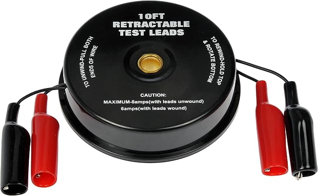 Dorman 84610 10 Foot Retractable Test Leads Universal Fit