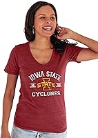 Vista 19 de Blue 84 NCAA Camiseta de mujer de tres combinaciones con mascota