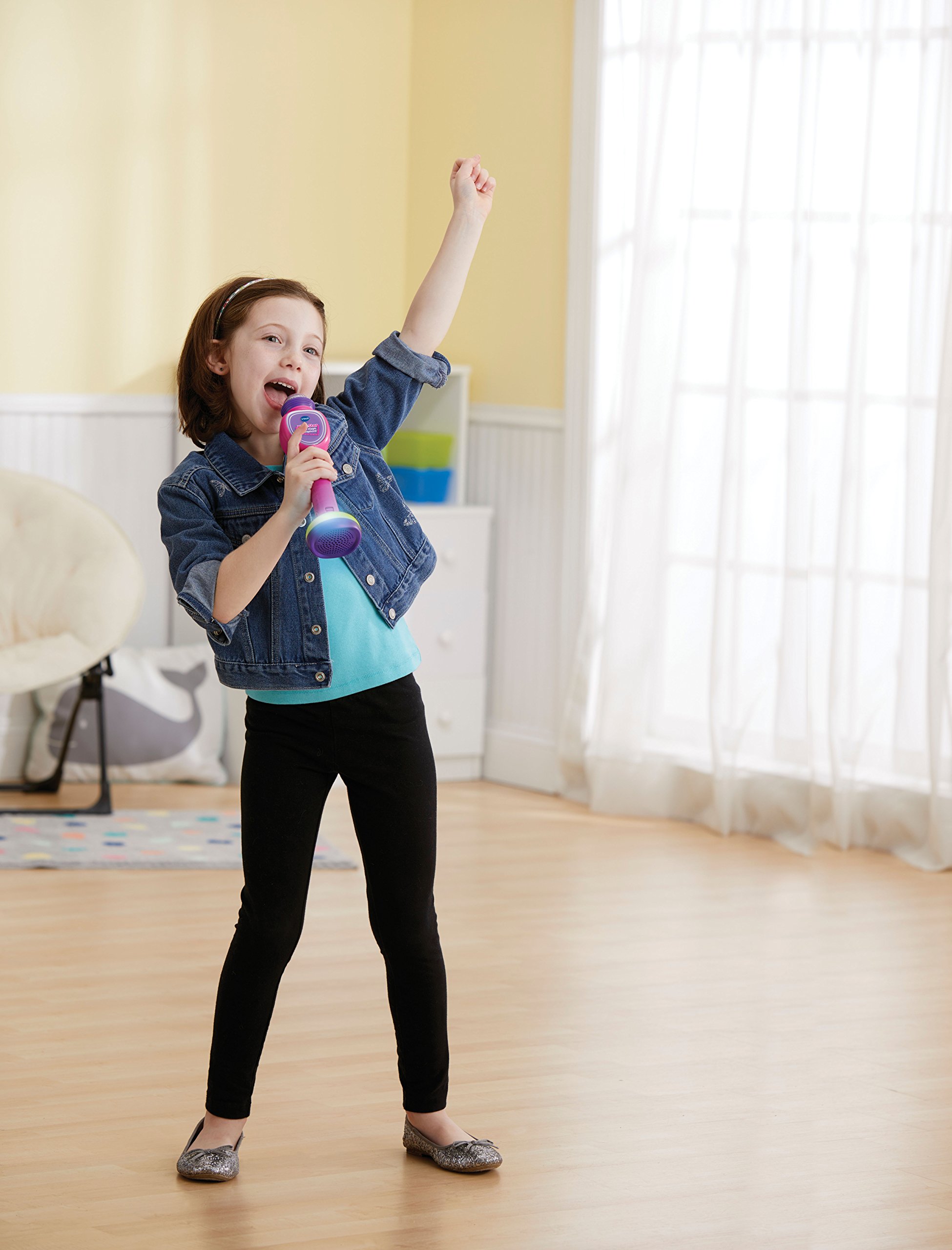 VTech Kidi Superstar Moov' - Electrónica para niños (Rosa, Púrpura, 6 año(s), Chica, AA, 64 mm, 64 mm)