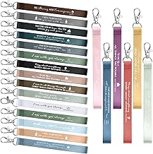 Roowest 200 Pcs Christian Keychains Bulk Bible Verse Key Chains Religious Keyrings with Inspirational Scripture Quote Baptism Party Favors Sunday School Teacher Bible Study Group
