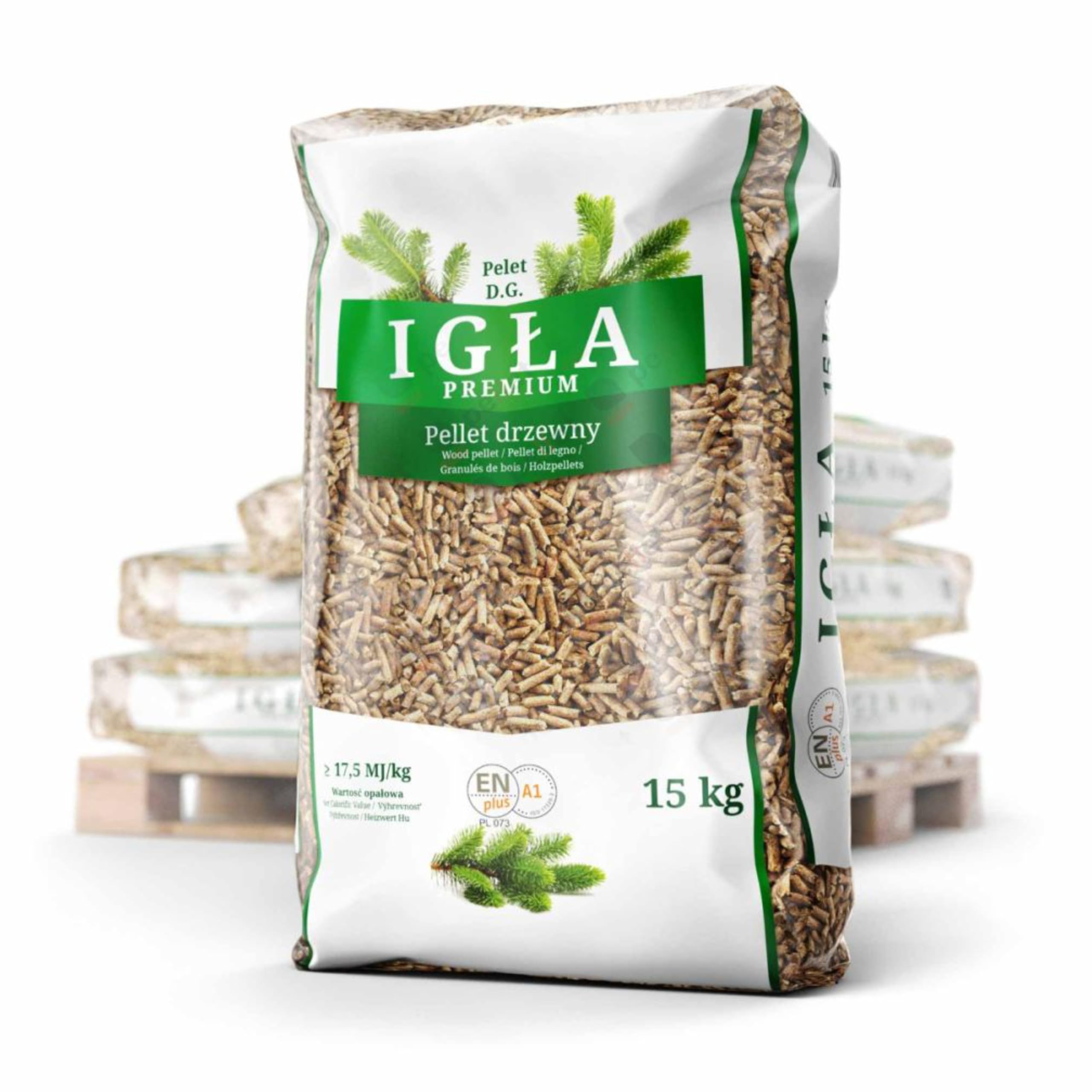 SEELLOO najlepsze pellety grzewcze sosnowe, 6 mm, pellet drewniany, miękkie drewno, ekologiczne, ogrzewanie, kocioł, pellet drzewny, towar w worku, 15 kg x 2 worki 30 kg/1 opakowanie