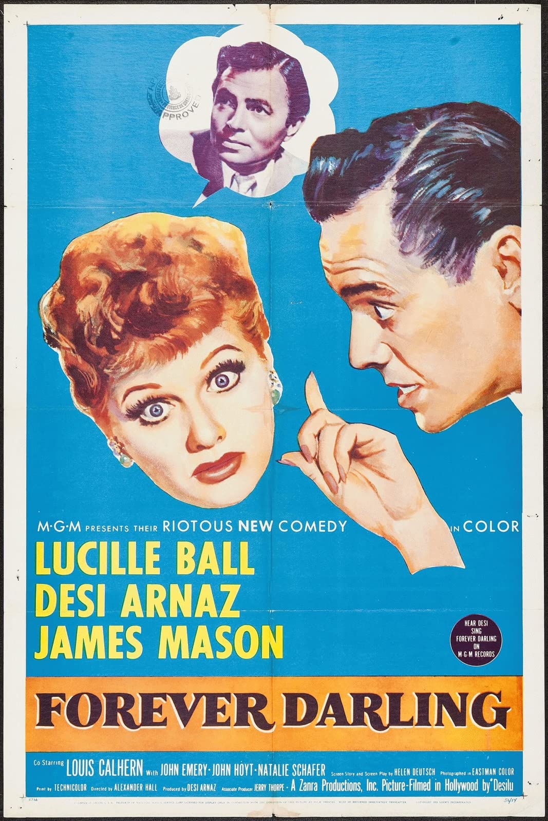 Forever Darling Lucille Ball Desi Arnaz : Movie Poster Classic Retro Repro Vintage Style 12"X8" (#Nm0228)