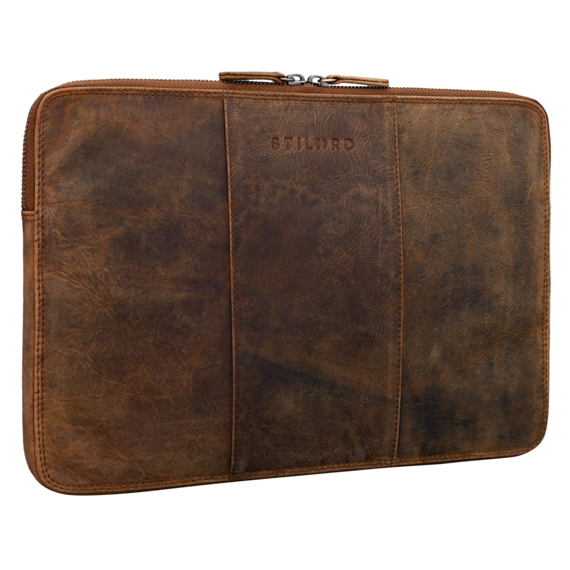 STILORD Wilson Laptop Case 13,3 inch leer voor MacBook Vintage