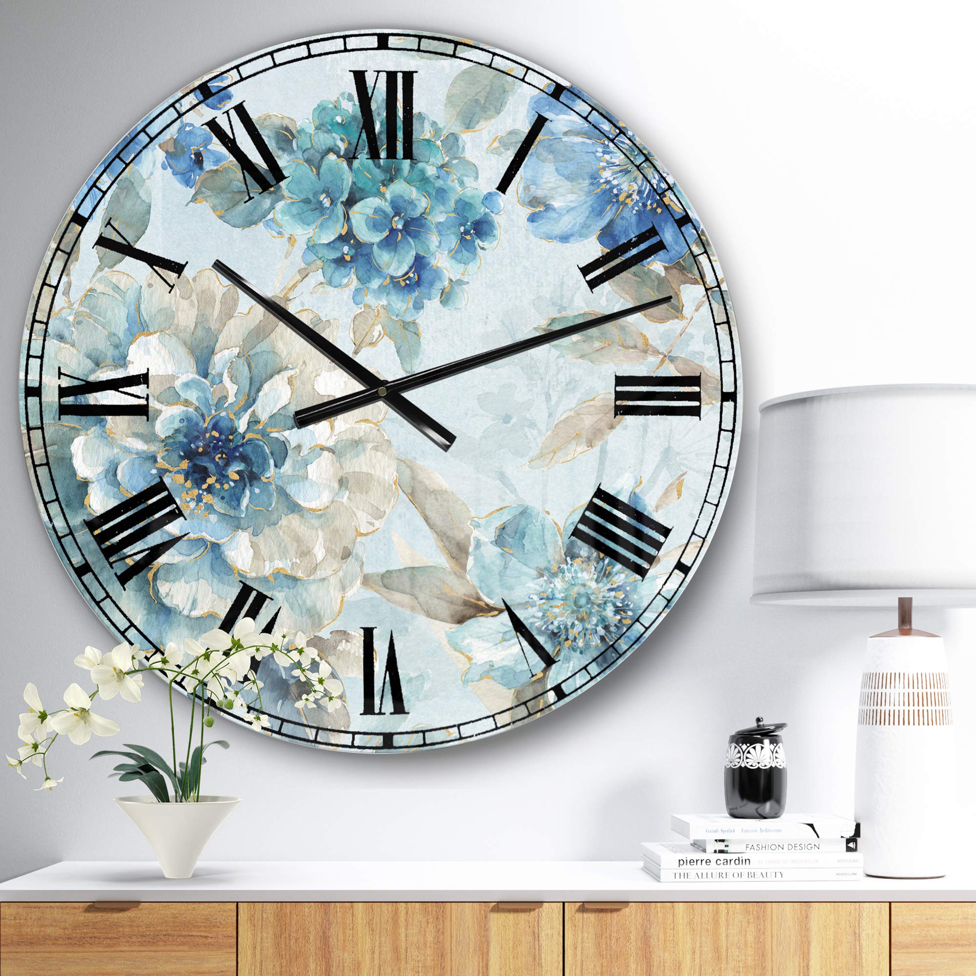 Amazon.co.jp: DesignQ 'インディゴ水彩画 ラブリーバード IV