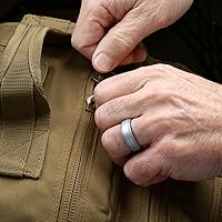 Vista 3 de Silicone Ring for Men - Step Edge