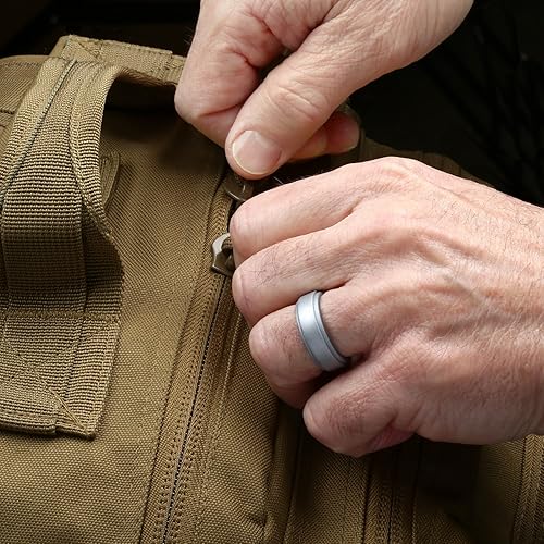 Miniatura 3 de Silicone Ring for Men - Step Edge Style