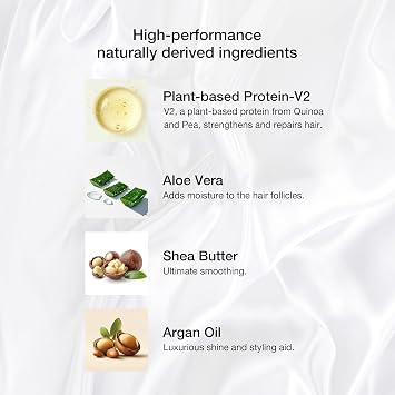 GK HAIR Gold Shampoo & Conditioner Set | Pea & Quinoa Protein with Shea Butter | Salon-Grade Repair for Dry, Damaged & Frizzy Hair | 8.5 Oz