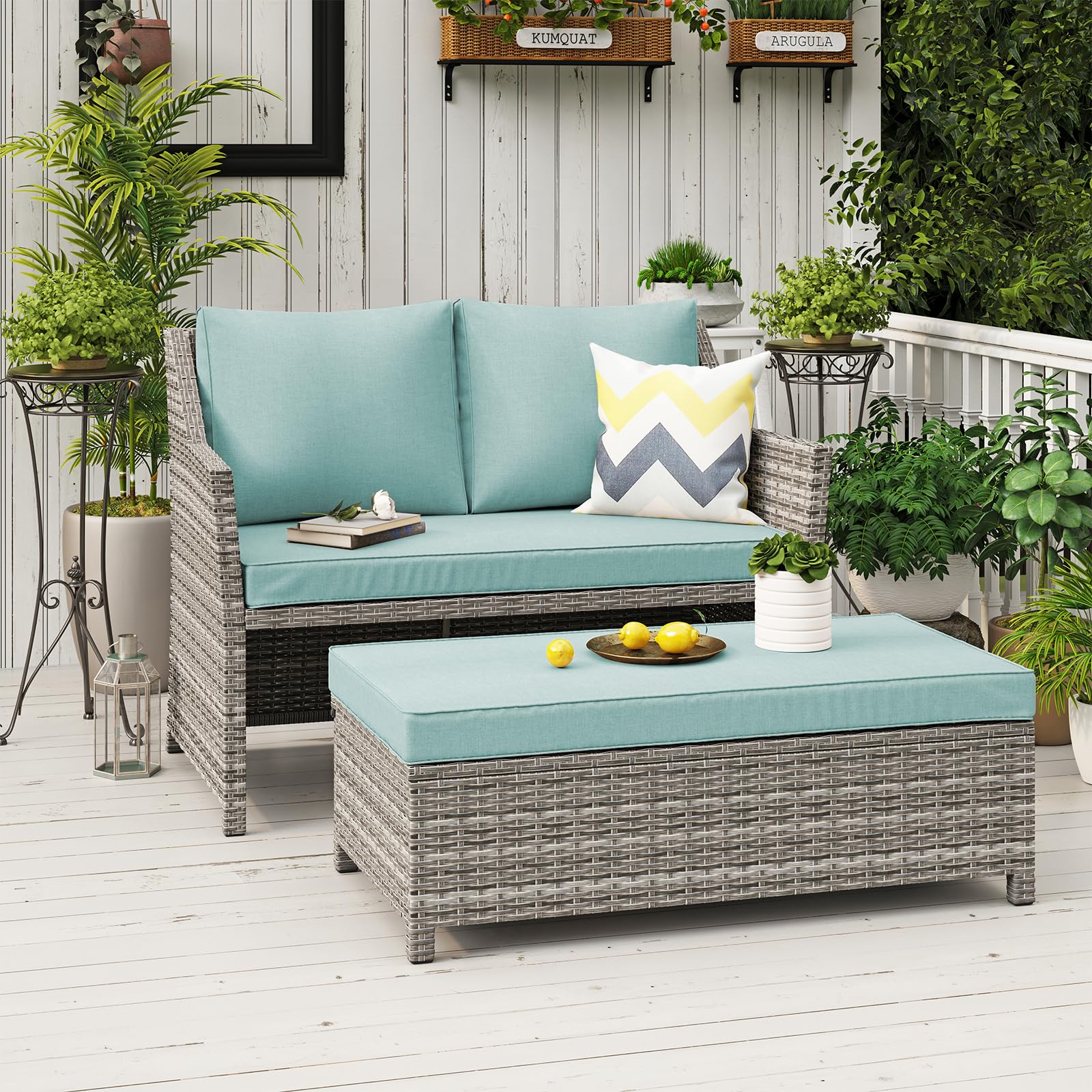 OC 2-Pc Love-seat Set