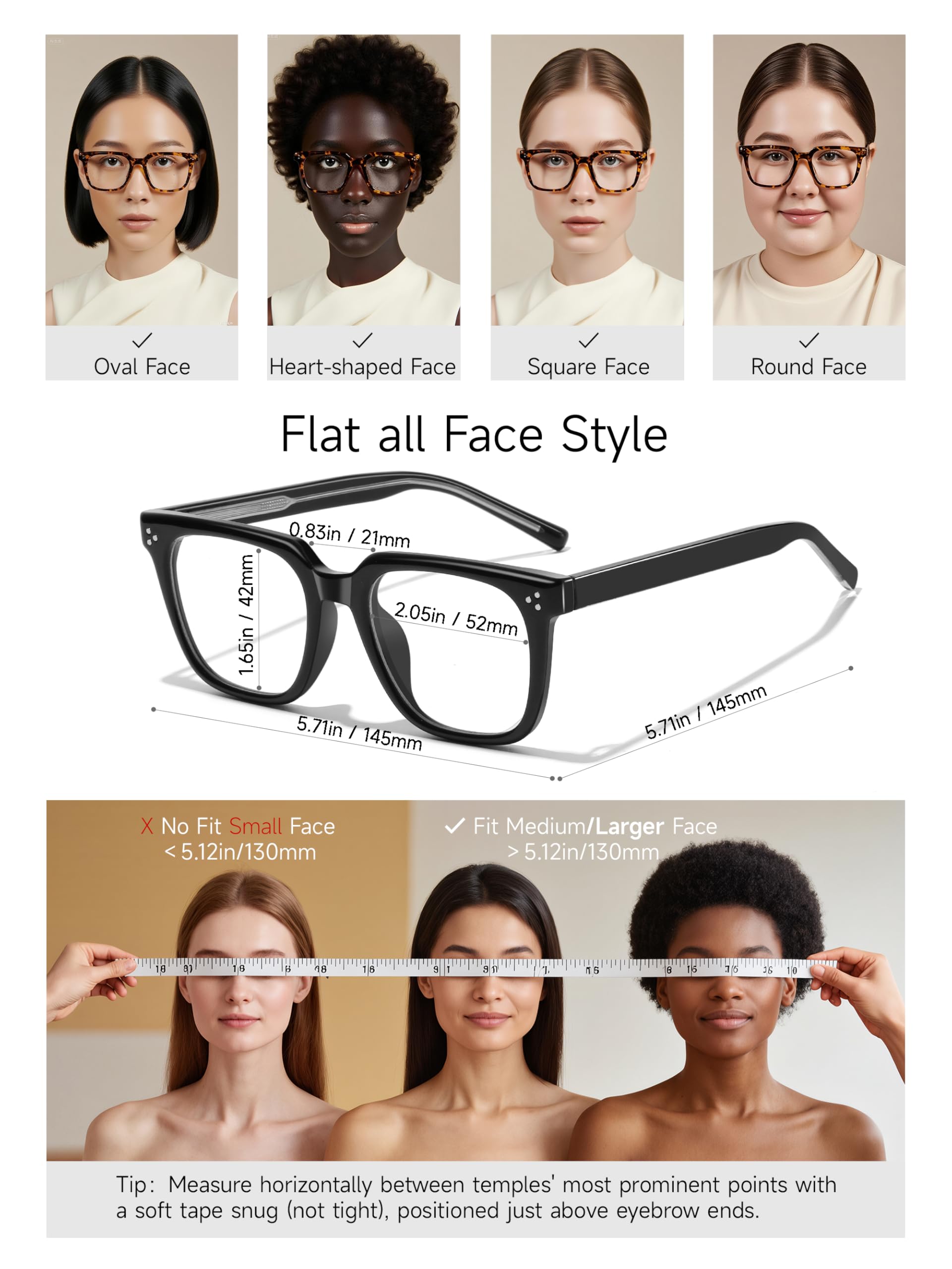 Gafas de luz azul grandes cuadradas para hombre y mujer, a la moda, reduce la fatiga ocular para TV, ordenador y juegos
