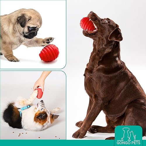 Miniatura 5 de Juguete masticable de rompecabezas para perros, juguete masticable de goma indestructible, divertidos juguetes de enriquecimiento de IQ para perros,